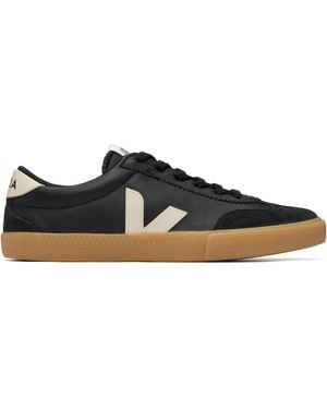 Veja Volley Leather Sneakers - Black