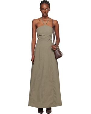 Our Legacy Khaki Poise Maxi Dress - Black