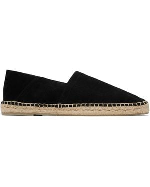 Tom Ford Perforated Suede Barnes Espadrilles - Black