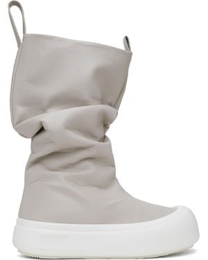 Yume Yume Bottes De Style Pêcheur Hauteur Mollet Grises