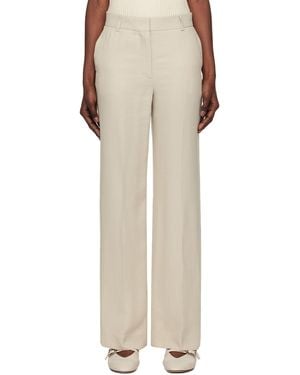 TOTEME Straight-Leg Trousers - Natural