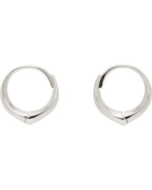 Sophie Buhai Medium Hellenic フープピアス - ブラック