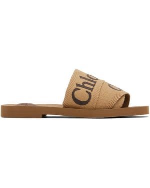 Chloé タン Woody サンダル - ブラウン