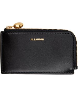 Jil Sander Goji Envelope Card Holder - Black