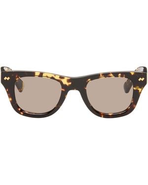 Bottega Veneta Dizzy Squared Sunglasses - Brown
