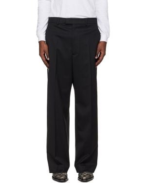 Vetements Taped Tailored Trousers - Black