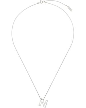 NUMBERING 'N' #7700 Necklace - Metallic