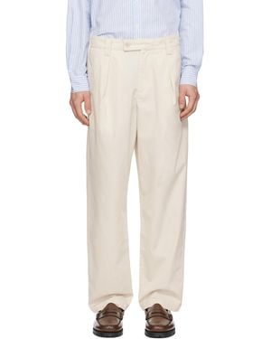A.P.C. オフホワイト Renato トラウザーズ