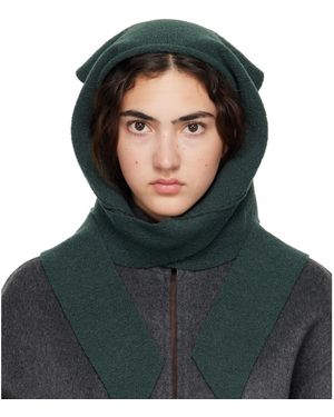 MERRMA Ssense Exclusive Wool Bandana - Green