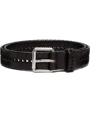 Lemaire Braided 30 Belt - Black