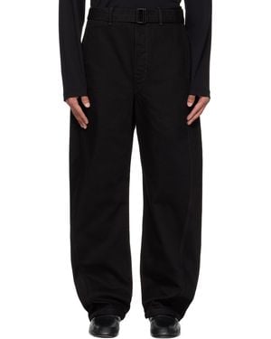 Lemaire Twisted Belted Jeans - Black