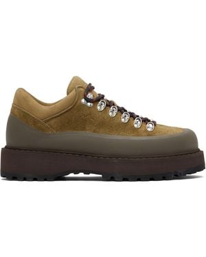 Diemme Khaki Cornaro Due Gomma Boots - Brown