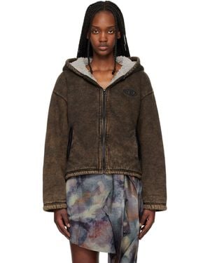 DIESEL F-Ella Hoodie - Brown