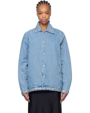 Coperni ブルー スタッズ デニムジャケット