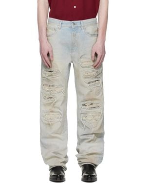 Amiri Snake Thrasher Straight Jeans - White