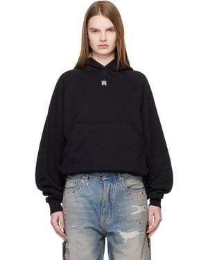 Amiri Ma Drop Shoulder Hoodie - Black
