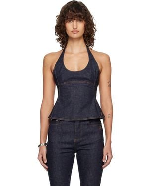 Jacquemus 'The Lavoir De-Nîmes Denim' Top - Blue