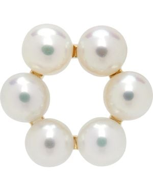Sophie Bille Brahe Petite Luna シングルピアス - ホワイト