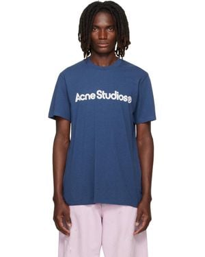 Acne Studios Graphic T-Shirt - Blue