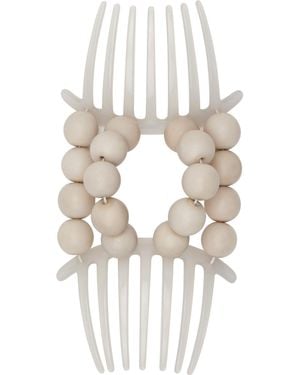 MERRMA Ssense Exclusive Jarina Horn Claw Comb - Metallic