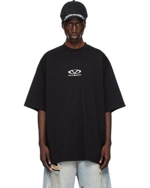 【VETEMENTS】500 Million Dollars オーバーサイズ Tシャツ Black '500 Million Dollars' Oversized T-shirt by VETEMENTS