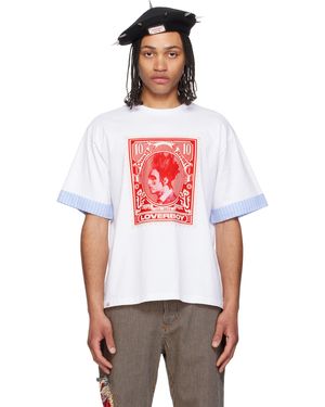 Charles Jeffrey Turn Up T-Shirt - White