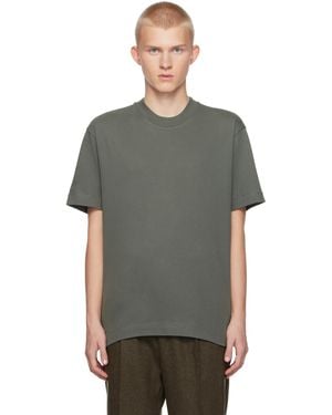 Sunspel ーン リラックスフィット ヘビーウェイト Tシャツ - グレー