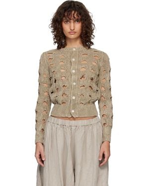 Comme des Garçons Hemp Cardigan - Multicolor