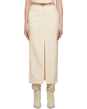 Anna Quan Off- Maevis Maxi Skirt - Natural