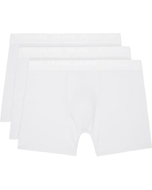 Skims Three-Pack Stretch 5 Boxer Briefs - White