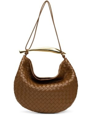 Bottega Veneta タン ミディアム Sardine バッグ - ブラウン