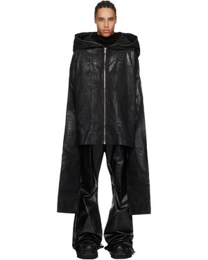Rick Owens ブラック Hollywood Gimp Kaftan デニムジャケット