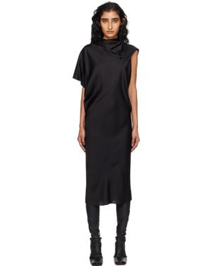 Rick Owens Concordians Seb Midi Dress - Black
