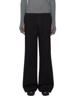 Robyn Lynch Relaxed Fit Twill Trousers - Black