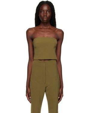 Paris Georgia Basics Khaki Audrey Camisole - Black