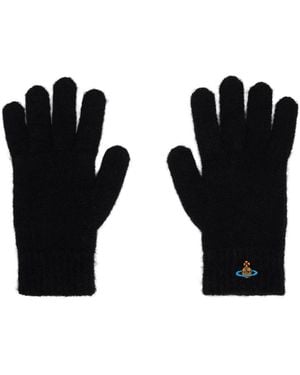 Vivienne Westwood Fluffy Gloves - Black