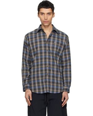 ERL Check Shirt - Black