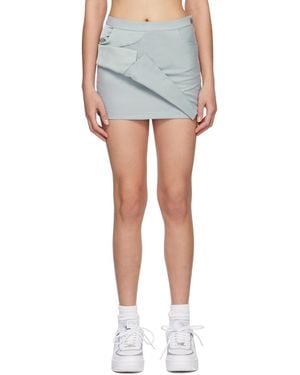 Feng Chen Wang Asymmetric Miniskirt - Blue
