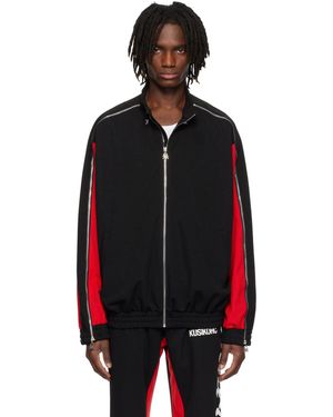 Kusikohc Full Zip Fleece Track Jacket - Black