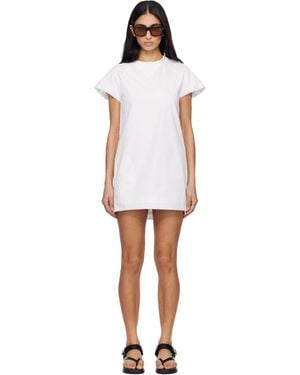 Sacai Off- Poplin Minidress - Black