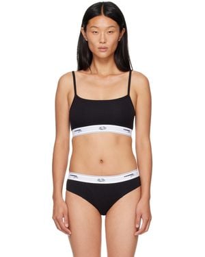 HOMMEGIRLS Three-Pack Fruit Of The Loom Edition Cami Bralettes - Black