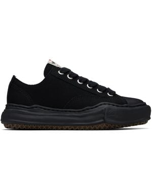 Maison Mihara Yasuhiro 'Peterson' Og Sole Canvas Low-Top Trainers - Black