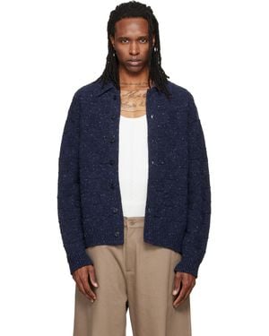 YMC Rat Pack Cardigan - Blue