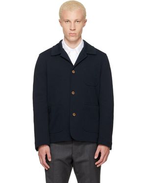 Thom Browne Blouson Car Bleu Marine