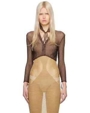 Isa Boulder Cardigan Daughter Brun - Neutre