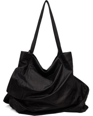 Yohji Yamamoto ブラック Unevenness トートバッグ