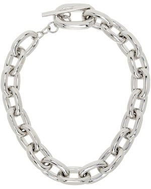 Rabanne Xl Link Necklace - Metallic