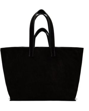 Kassl Suede Tote - Black