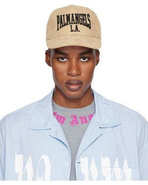 Palm Angels University Corduroy Baseball Cap - White