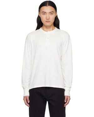 Rag & Bone Classic Flame Henley - White